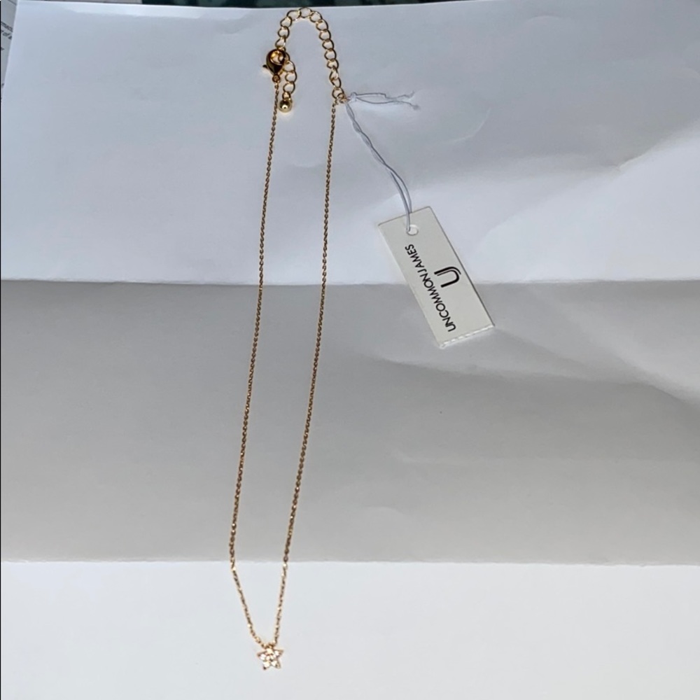 Uncommon James real GOLD star necklace